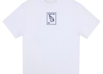 Sea Snail - Summer Vibes 4th - Unisex Oversized T-Shirt - White