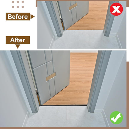 Floor Transition Strips Aluminium 3pcs 2.9ft Vinyl Laminate Trim Silver