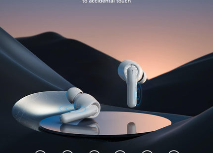 Tribit FlyBuds C1 Wireless Earbuds, Bluetooth 5.2, 50H Playtime, Noise Cut