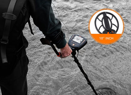 Professional Metal Detector High Accuracy Waterproof Coil 10in SUNPOW