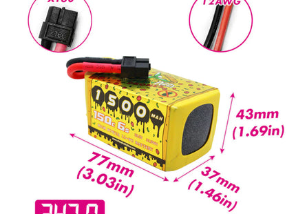 CNHL Speedy Pizza Pro 1500mAh 6S 150C LiPo Battery