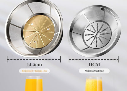 1200W Juicer 2L Whole Fruit Juice Machine Easy Clean High Yield GDOR