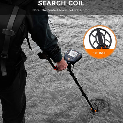 Professional Metal Detector High Accuracy Waterproof Coil 10in SUNPOW