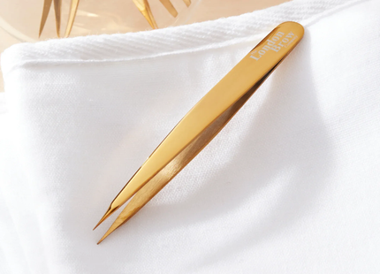Gold Pointed Brow Tweezers