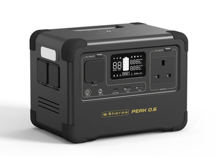 Sherpa PEAK 0.6 - 600W Portable Power Station