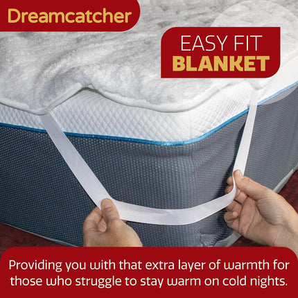 King Size Electric Blanket 203x152cm Soft Fleece Polyester Dreamcatcher