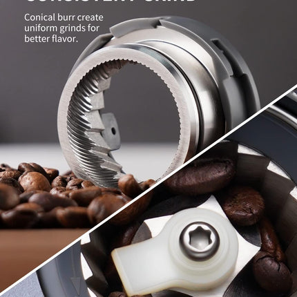 Conical Burr Coffee Grinder Electric 51 Settings with Timer Touchscreen Shardor