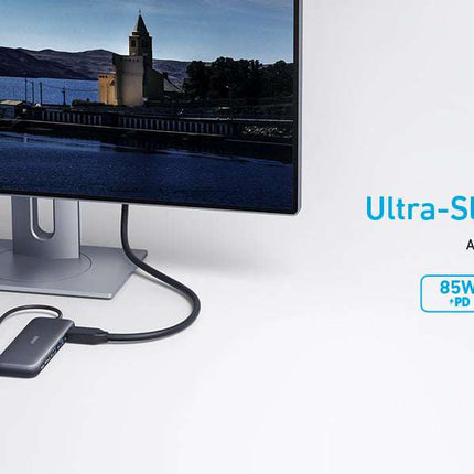 Anker USB C Hub 5-in-1 USBC to HDMI Splitter 4K Display USB-C 5Gbps 2×USB-A 3.0