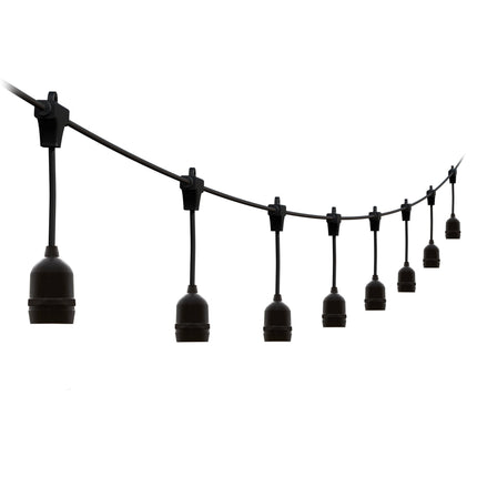 4lite Festoon Outdoor String Light E27 Screw Lamp Holders (Bulbs Not Included)