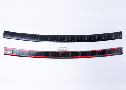 For VW T6 Transporter Multivan Barndoor Plastic Rear Bumper Protector in Black