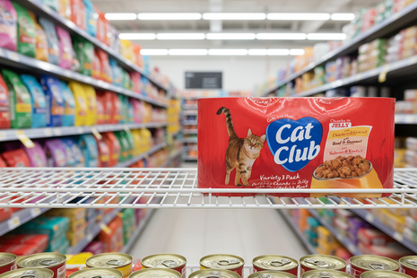 8 x Cat Club Chunks In Jelly Variety Pack 3 X 400G