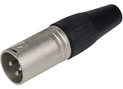 Maplin XLR Male Connector with 3 Copper Contacts Zinc Diecast Shell