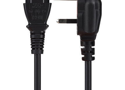 Maplin Power Lead IEC C13 Female Plug to UK 3 Pin Plug - 2m, 13 Amp Fuse