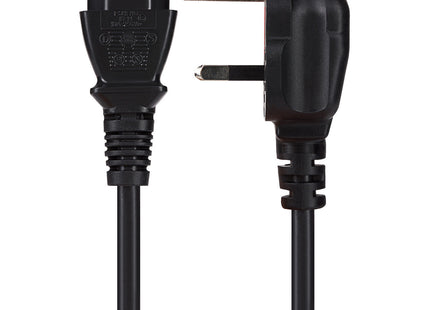 Maplin Power Lead IEC C13 Female Plug to UK 3 Pin Mains Plug - 1m, 13 Amp Fuse