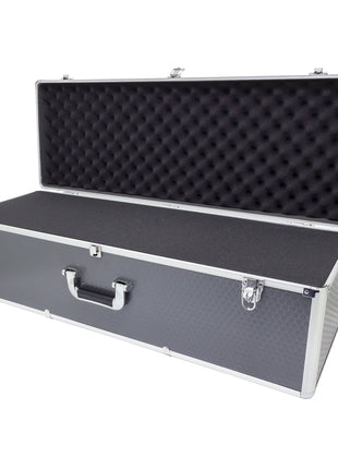 Maplin Plus Aluminium 270 x 850 x 295mm Flight Case - Black