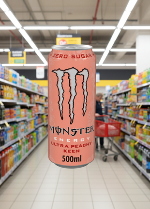12 x Monster Energy Ultra Peachy Keen - 500ML