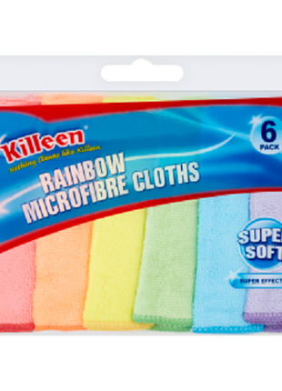 10 x Killeen Mircofibre Cloth   - 6 PACK