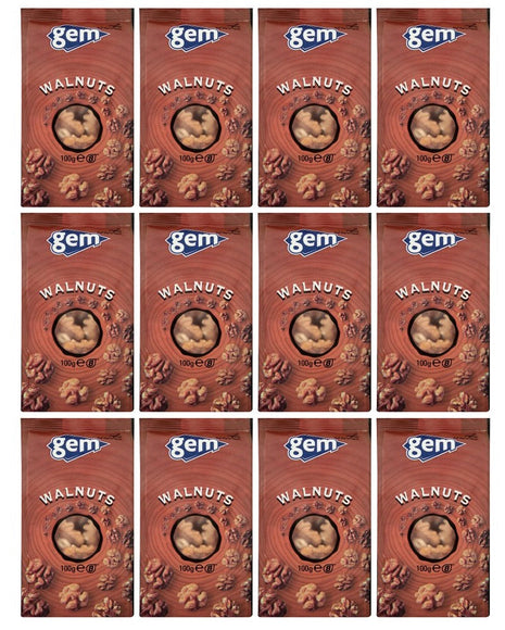 12 x Gem Walnuts 100G
