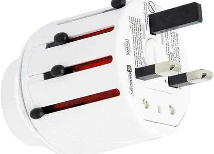 SKROSS Travel Plug EVO Universal Plug 150+ Countries Input and Output - White