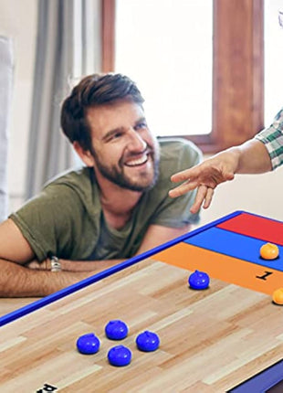 3 in 1 Tabletop Curling Game, Table Top Shuffleboards Curling Bowling,Tabletop Game Interactive Game for Kids & Adults Family Party Games