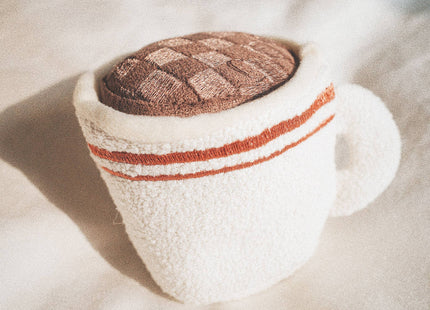 Espresso Pop Enrichment Dog Toy