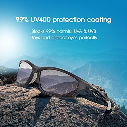 Duduma Sunglasses Mens Polarised Sports Sunglasses for Men Women Fishing Running Cycling Golf Sunglass Polarized UV Protection TR90