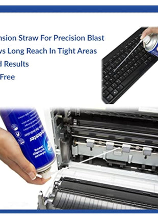 AF Professional Non Flammable Invertible Spray duster / Air Duster Compressed Gas Can Spray – For Office PC Cleaning / Keyboard Dust Cleaner / Industrial electronics / Fans etc. - 200ml, SDU200D