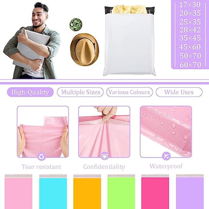 10pcs 60x70cm Purple Vinted Postage Bags Mailing Bags for Clothes,Mailing Poly Postal Self Seal Bags,Large Parcel Shipping Bags Strong Packaging Bag Delivery Bags Plastic Envelopes for Posting Clothes