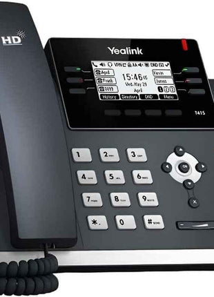 Yealink SIP-T41S IP Desk and Conference Phone - Black PoE Powered