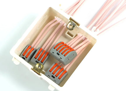 Electrical Connectors Wire Block Clamp Terminal Cable 12V 240V Reusable 265 pcs