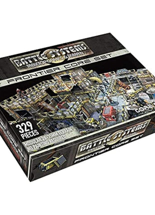 Battle Systems Sci-Fi Terrain - 28mm Modular 3D Space Terrain - Perfect for Wargaming and Roleplaying Tabletop Games - Full Colour Printed 3D 40K Multi Level Building Models (Frontier Core Set)