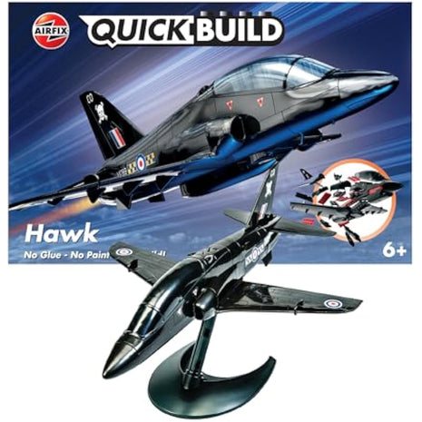 Airfix QUICKBUILD Model Aircraft Kits - J6003 BAE Hawk Model Building Kit for Kids 6+, Construction Plane Toys for Boys & Girls - Fighter Jet Planes & Toy Aeroplane Sets, Plane Enthusiast Gifts