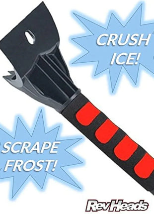 RevHeads Ice Scraper for Cars and Pick Up Trucks Scrape Windows With Ease