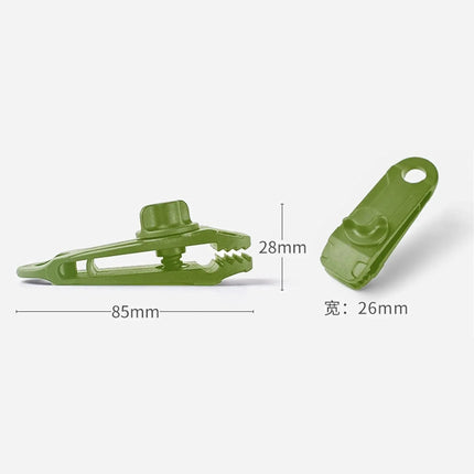 Camping & Cargo Tarpaulin Clips Set – Heavy Duty Tarp Tie Down Clips 10 Pack