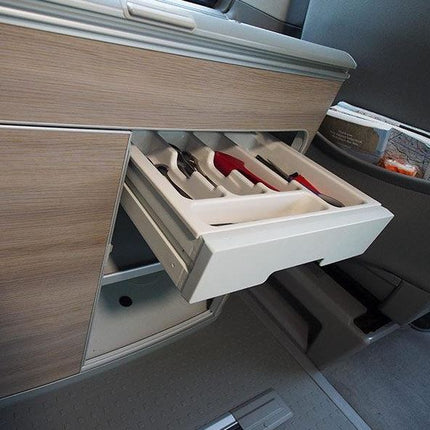 Universal Cutlery Tray for California Camper  – Van-X Campervan Kitchen Organiser