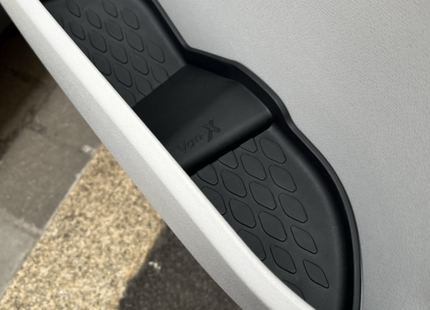 For VW ID. Buzz Rubber Front Door Pocket Mats | Lower Level Premium Fit | Van-X
