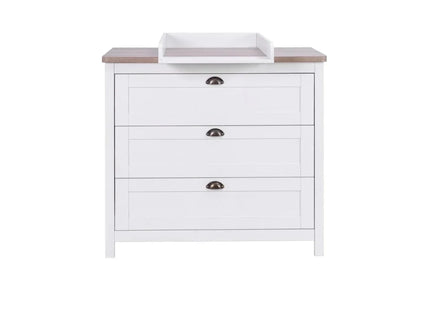 Tutti Bambini Verona Chest Changer - White/Oak