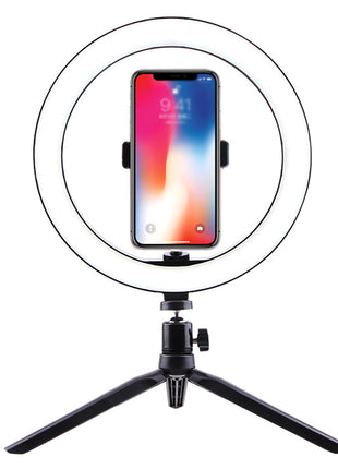 26cm LED Ring Light with Tripod Stand & Phone Clip - Professional Studio Lighting for Photography, Video & Live Streaming