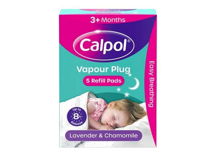 Calpol Vapour Plug Lavender and Chamomile 5 Refill Pads