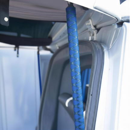 For VW T6.1 Tailgate Elevation Roof Gas Strut Styling Cover Kit (Cross Pattern) |  Van-X