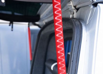 For VW T5/T5.1 Tailgate Elevation Roof Gas Strut Styling Cover Kit (Cross Pattern) |  Van-X