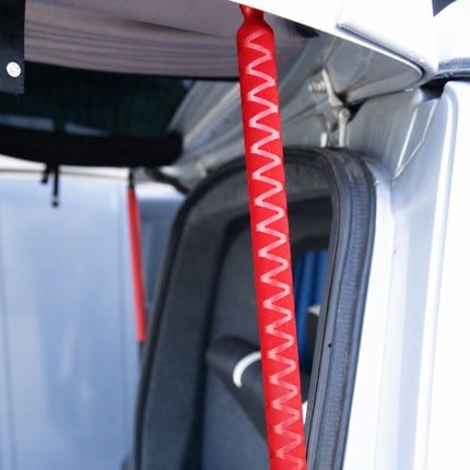 For VW T5/T5.1 Tailgate Elevation Roof Gas Strut Styling Cover Kit (Cross Pattern) |  Van-X