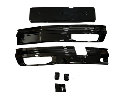 For VW T6 Highline Front Bumper XL Grille | Gloss Black ABS Upgrade | Van-X