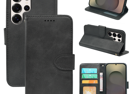 Samsung Galaxy S25 Series Book Flip Case Leather Wallet