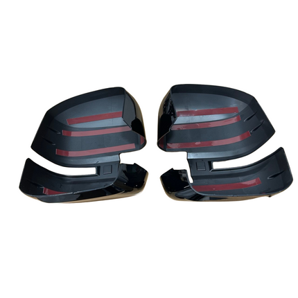 For VW Crafter New Shape Mirror Covers -  Set of 2 - Gloss Black | Van-X