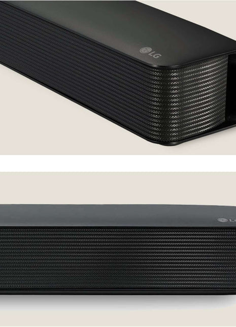 LG SQM1 SOUNDBAR 2.0 WIRELESS BLUETOOTH COMPACT 40W OPTICAL PORT 3.5MM BLACK