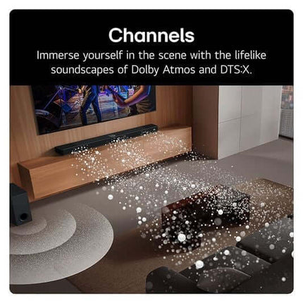 LG USG10TY SOUNDBAR HOME CINEMA 3.1 WIRELESS SUBWOOFER 4K DOLBY ATMOS RRP £999