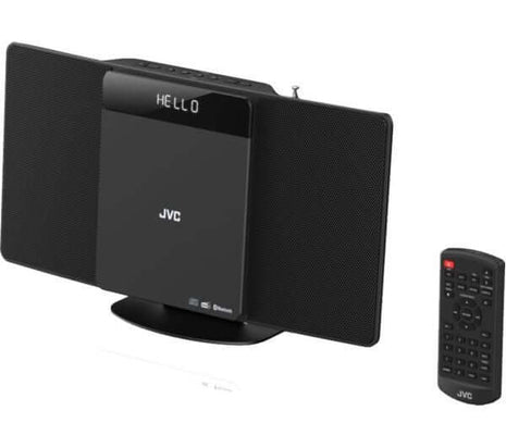 JVC RD-D325B BLUETOOTH 10W FLAT PANEL HI-FI SYSTEM DAB+ FM RADIO CD PLAYER USB