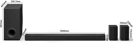 LG US80TR SOUNDBAR HOME CINEMA 5.1.3 WIRELESS SUBWOOFER 580W 4K DOLBY ATMOS HDMI
