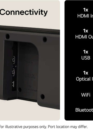 LG USC9S SOUNDBAR HOME CINEMA 3.1.3 WIRELESS SUBWOOFER 4K DOLBY ATMOS RRP £999